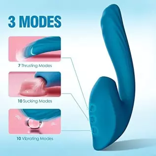 Clitoral Sucking Vibrator Sex Toys for Women - QUZAR 2023 Newly Pulse Pure G Spot Vibrator Dildo with 10 Suction Vibration & 7 T Clitoral Sucking Vibrator Sex Toys for Women - QUZAR 2023 Newly Pulse Pure G Spot Vibrator Dildo with 10 Suction Vibration & 7 T