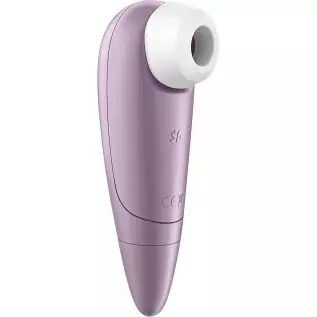 Satisfyer Number One - Air-Pulse Clitoris Stimulator - Non-Contact Clitoral Sucking Pressure-Wave Technology, Waterproof (Violet
