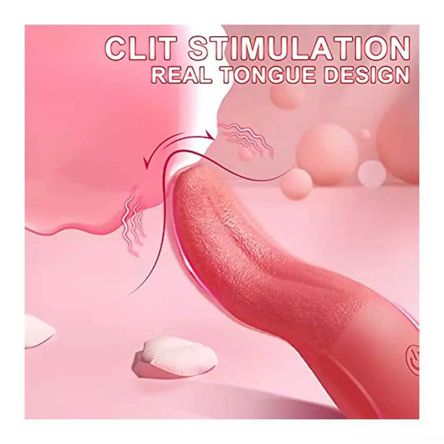 Clitoral Vibrator,Realistic Vibrator with 10 Vibration Modes ,Clitoralis Stimulator for Women,Clitoral Tongue Licking Vibrator,S