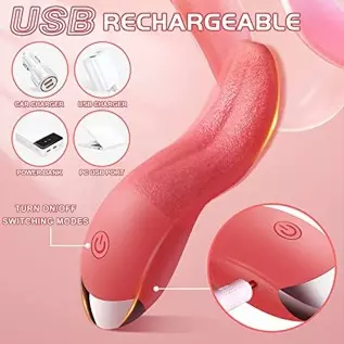 Clitoral Vibrator,Realistic Vibrator with 10 Vibration Modes ,Clitoralis Stimulator for Women,Clitoral Tongue Licking Vibrator,S