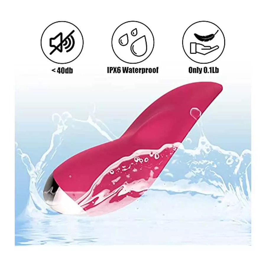 Clitoral Licking Vibrator for Women with 10 Vibration Modes,2 in1 Licking & Remote Control Vibrators,IPX6 Waterproof Wearable Ro