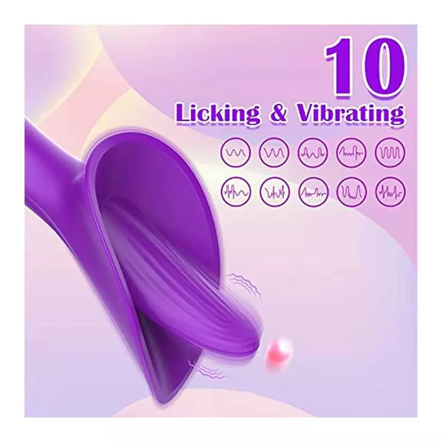 Women Sex Toy Clitoral Stimulator with 10 Vibrating Modes, Nipple Anal Clit Vibrator Couple Flirting Adult Toy. Rechargeable Qui