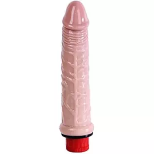pure love Realistic Penis Vibrating Dildo Dong, Adult Sex Toy, Flesh Color, Fresh, 6"