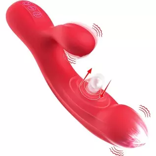 Rabbit G Spot Vibrators Sex Toys for Woman with 10 Vibration Modes Triple Stimulator Waterproof Rechargeable Powerful Dual Motor