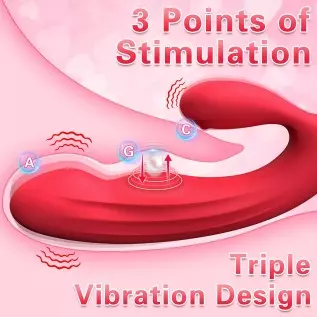 Rabbit G Spot Vibrators Sex Toys for Woman with 10 Vibration Modes Triple Stimulator Waterproof Rechargeable Powerful Dual Motor Rabbit G Spot Vibrators Sex Toys for Woman with 10 Vibration Modes Triple Stimulator Waterproof Rechargeable Powerful Dual Motor