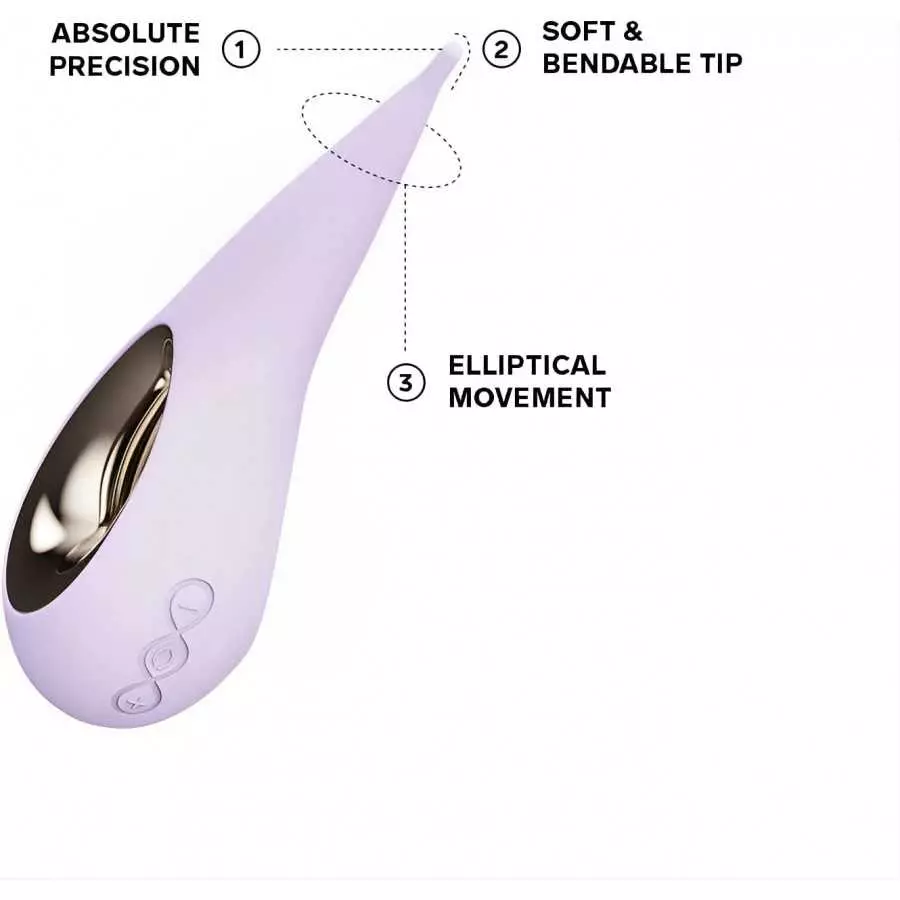 LELO DOT Clitoral Pinpoint Vibrator for Women, Sex Toy with Elliptical Motion and 8 Pleasure Settings, Clitoris Stimulator Adult
