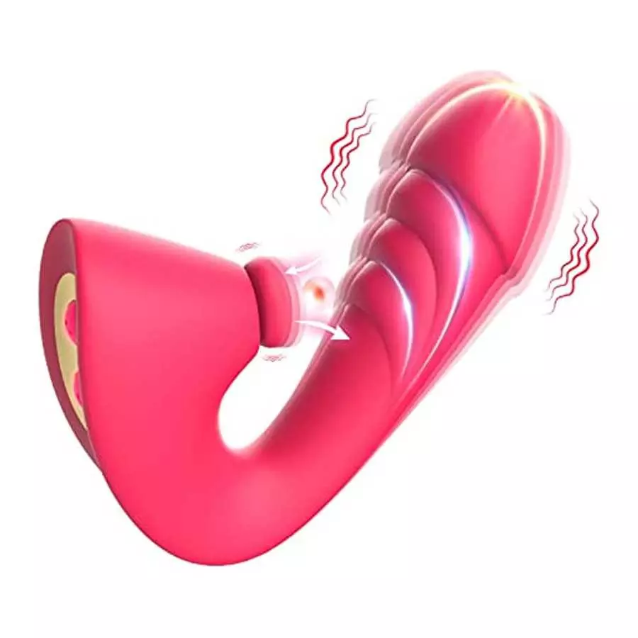 Clitoral G Spot Dildo Vibrator Sex Toys for Women with 7 Powerful Modes, Tapping & Vibrating Dual Stimulation Clit Anal Couple V Clitoral G Spot Dildo Vibrator Sex Toys for Women with 7 Powerful Modes, Tapping & Vibrating Dual Stimulation Clit Anal Couple V