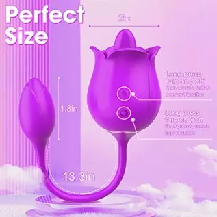 Rose Toy Vibrator for Women - Rose Toy, Rose Sex Stimulator for Women G Spot Rose Vibrator, Clitoral Vibrator Dildo Stimulator V Rose Toy Vibrator for Women - Rose Toy, Rose Sex Stimulator for Women G Spot Rose Vibrator, Clitoral Vibrator Dildo Stimulator V