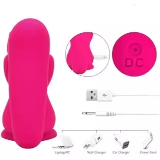 Dual Pleasure Hot Pink Squirrel Vibrator and Air-Pulse Clitoral Stimulator, Clitoral Sucking, Vibrator, Pressure-Wave Technology Dual Pleasure Hot Pink Squirrel Vibrator and Air-Pulse Clitoral Stimulator, Clitoral Sucking, Vibrator, Pressure-Wave Technology