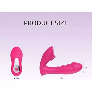 Clitoral Sucking Licking Vibrator Adult Sex Toys for Women Couple Tongue Clitoral 10 Licking & Vibrating Rose Toy,G spot Dildo R