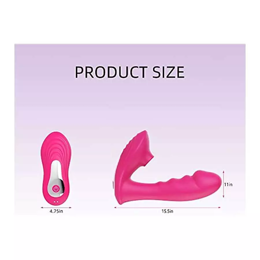 Clitoral Sucking Licking Vibrator Adult Sex Toys for Women Couple Tongue Clitoral 10 Licking & Vibrating Rose Toy,G spot Dildo R