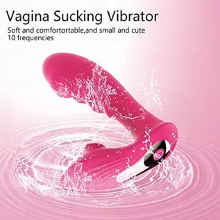 Clitoral Sucking Licking Vibrator Adult Sex Toys for Women Couple Tongue Clitoral 10 Licking & Vibrating Rose Toy,G spot Dildo R