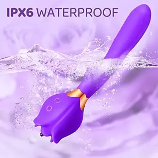 Rose Toy Vibrator for Woman, 3 in 1 Clitoral Stimulator Thrusting G Spot Dildo Vibrator with 10 Modes, Rose Adult Sex Toys Game, Rose Toy Vibrator for Woman, 3 in 1 Clitoral Stimulator Thrusting G Spot Dildo Vibrator with 10 Modes, Rose Adult Sex Toys Game,