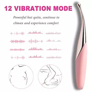 High Frequency Clitoralis Nipple Vibrator, Powerful Clit Vaginal G spot Stimulator for Quick Orgasm, Rechargeable Waterproof Sil High Frequency Clitoralis Nipple Vibrator, Powerful Clit Vaginal G spot Stimulator for Quick Orgasm, Rechargeable Waterproof Sil