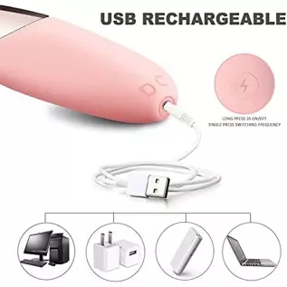 High Frequency Clitoralis Nipple Vibrator, Powerful Clit Vaginal G spot Stimulator for Quick Orgasm, Rechargeable Waterproof Sil High Frequency Clitoralis Nipple Vibrator, Powerful Clit Vaginal G spot Stimulator for Quick Orgasm, Rechargeable Waterproof Sil