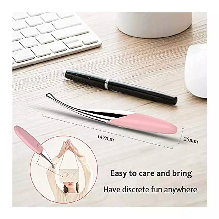 High Frequency Clitoralis Nipple Vibrator, Powerful Clit Vaginal G spot Stimulator for Quick Orgasm, Rechargeable Waterproof Sil