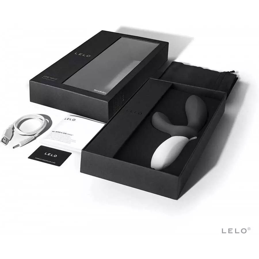 LELO Loki Wave Prostate Toy Anal Plug for Men Male Sex Toys with Wavemotion Technology, Obsidian Black