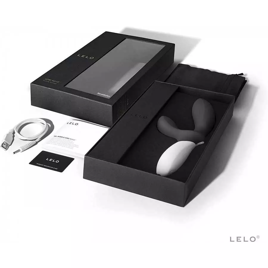 LELO Loki Wave Prostate Toy Anal Plug for Men Male Sex Toys with Wavemotion Technology, Obsidian Black