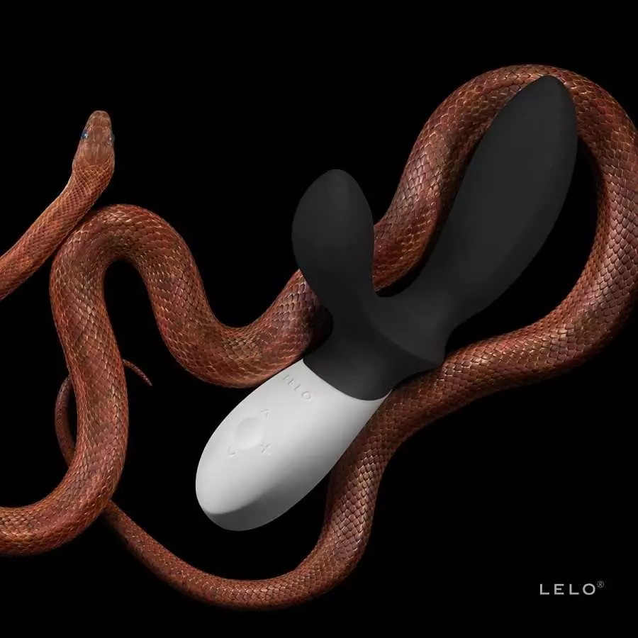 LELO Loki Wave Prostate Toy Anal Plug for Men Male Sex Toys with Wavemotion Technology, Obsidian Black