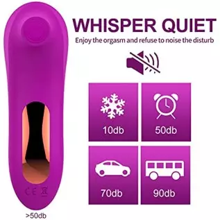 Clitoral Toy Vibrator for Women, Nipples Sucking Licking Vibrators 10 Modes, G Spot Vibrator Sensory Toys Women, Tongue Clit Toy Clitoral Toy Vibrator for Women, Nipples Sucking Licking Vibrators 10 Modes, G Spot Vibrator Sensory Toys Women, Tongue Clit Toy