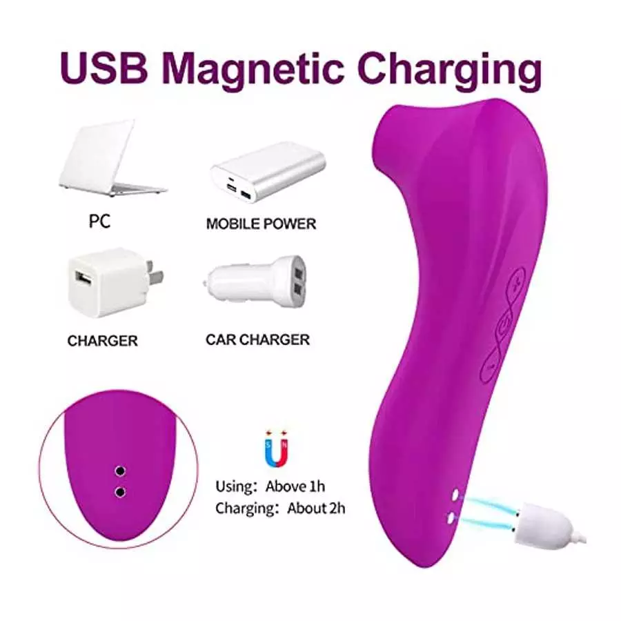 Clitoral Toy Vibrator for Women, Nipples Sucking Licking Vibrators 10 Modes, G Spot Vibrator Sensory Toys Women, Tongue Clit Toy