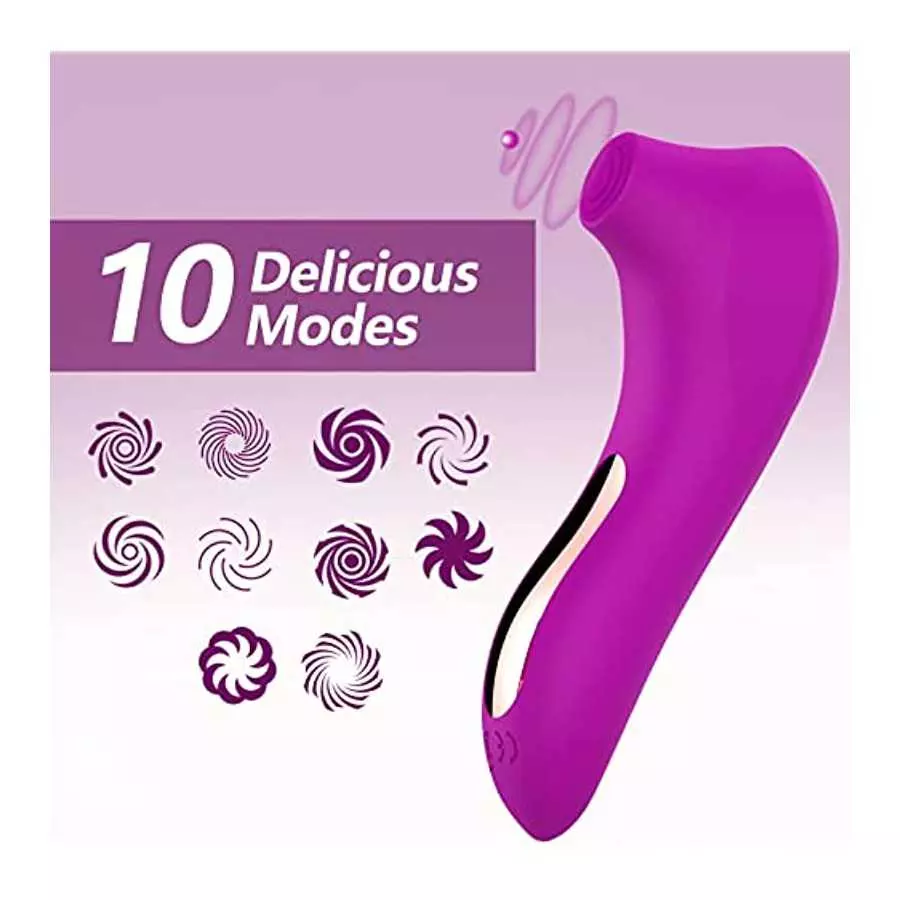Clitoral Toy Vibrator for Women, Nipples Sucking Licking Vibrators 10 Modes, G Spot Vibrator Sensory Toys Women, Tongue Clit Toy