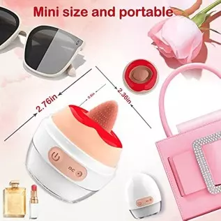 Clitoris Realistic Licking Tongue Vibrator for Women,3-in-1 Licking & Vibration & Heated Nipples Clitoris Stimulator with 10 Rot Clitoris Realistic Licking Tongue Vibrator for Women,3-in-1 Licking & Vibration & Heated Nipples Clitoris Stimulator with 10 Rot