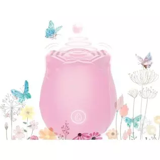 Rose Toys for Women, Clitoral Vibrator Sex Stimulator with 10 Mind-Blowing Tapping Modes, Nipple Teasing Clitoris Masturbating T