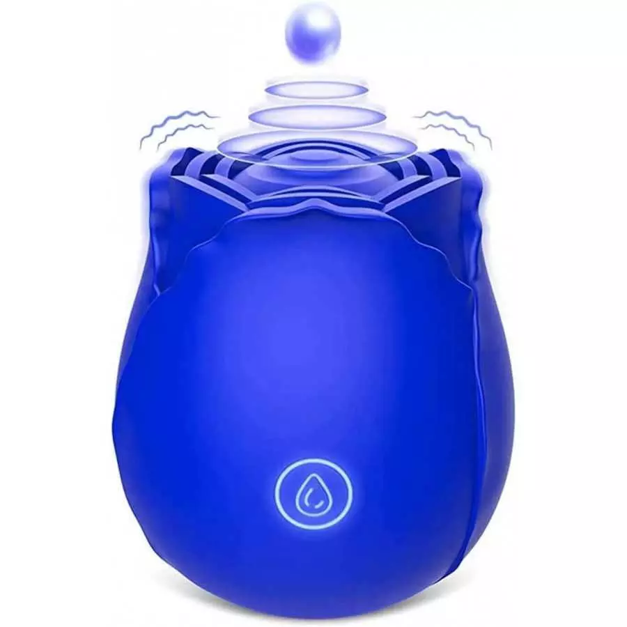 Rose Toys for Women, Clitoral Vibrator Sex Stimulator with 10 Mind-Blowing Tapping Modes, Nipple Teasing Clitoris Masturbating T