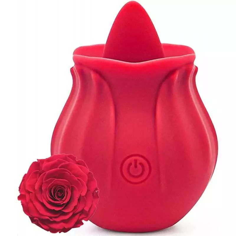 New Roses Small Toys for Woman Sex Toy Sexual Adult Toy Lick, Washable Dual Head Waterproof Sex Tongue, Rechargeable Clitorals- 