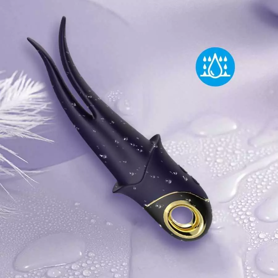 Clitoral Nipple Stimulation Vibrator, Dildo Tongue Licking Vibrator with Nine Vibration Modes Adult Sex Toys, Games for Female C