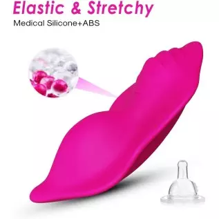 Partner Wireless Remote Control Clitoral Vibrator, Wearable Panty Small Vibrator, Rechargeable Waterproof Portable Vagina Stimul