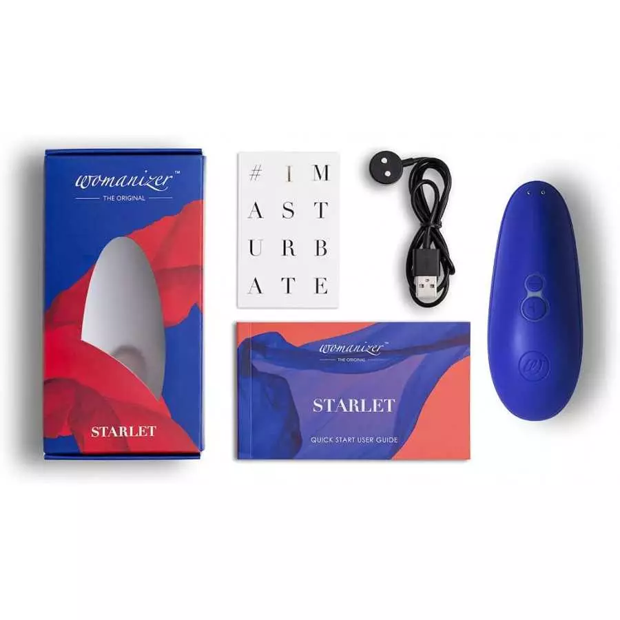 Womanizer Starlet 2 Clitoral Sucking Toy - Clit Stimulator for Her with 4 Suction Speeds - Waterproof Sucker Vibrator - Recharge