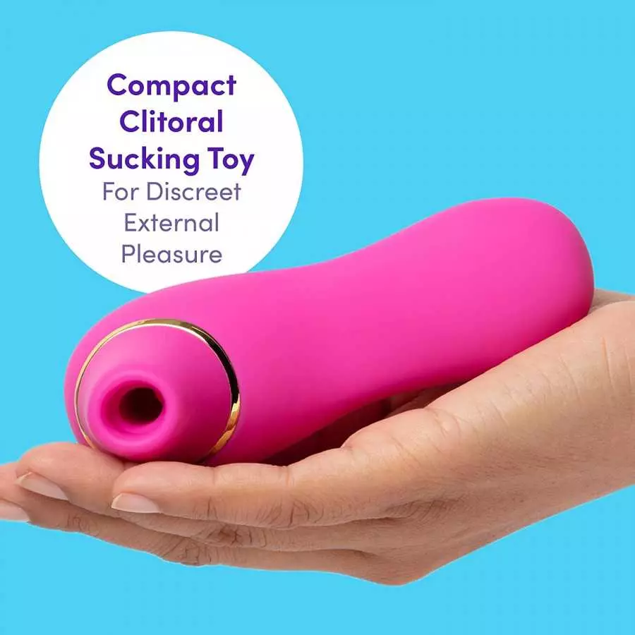 Lovehoney Thrill Pink Suction Stimulator for Women - Ladies Vibrating Toy with Rechargeable Built in Battery