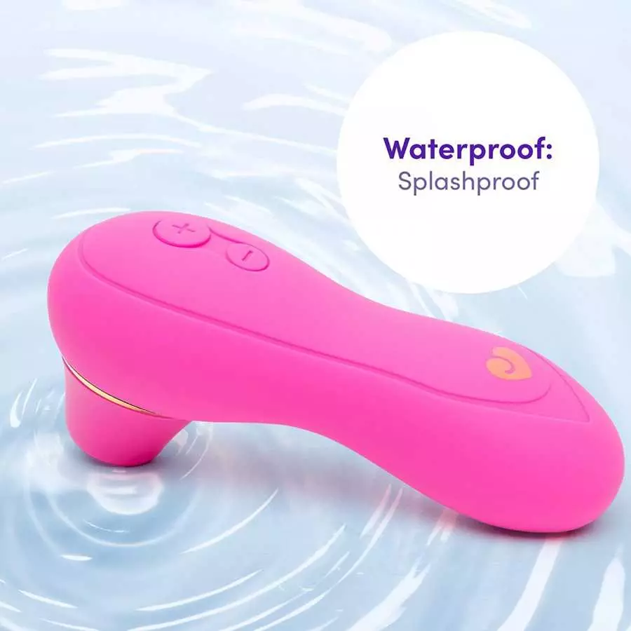 Lovehoney Thrill Pink Suction Stimulator for Women - Ladies Vibrating Toy with Rechargeable Built in Battery