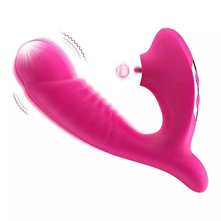 Clitoralis Stimulator for Women G Spot Clit Vibrator Realistic Dildo Silicone Thrusting 10 Vibration Clitoral Nipple Anal Clitor