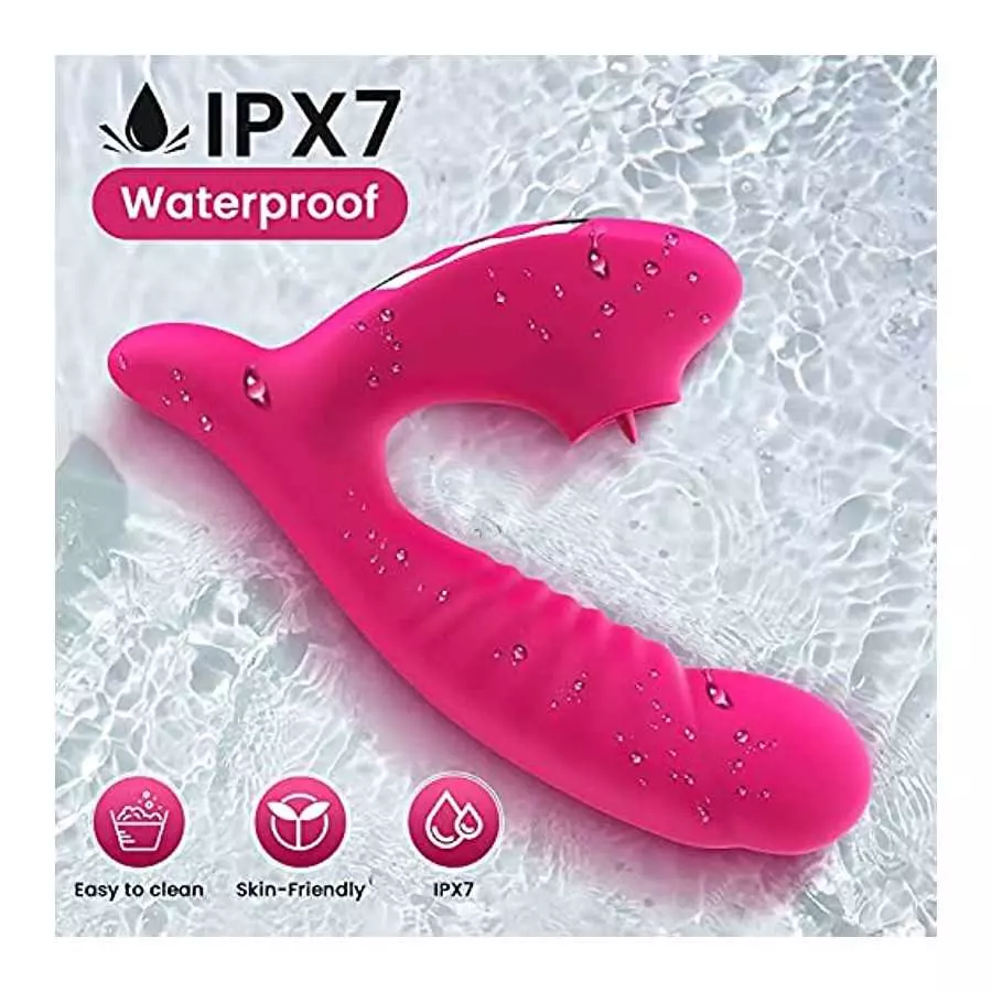 Clitoralis Stimulator for Women G Spot Clit Vibrator Realistic Dildo Silicone Thrusting 10 Vibration Clitoral Nipple Anal Clitor