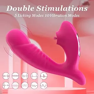 Clitoralis Stimulator for Women G Spot Clit Vibrator Realistic Dildo Silicone Thrusting 10 Vibration Clitoral Nipple Anal Clitor