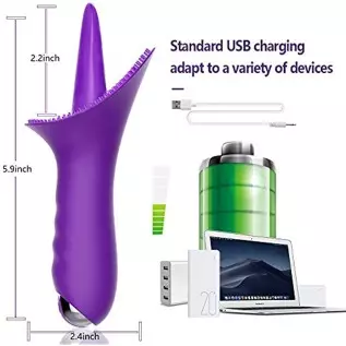 Clitoral Vibrators, G Spot Clit Nipples Massager Waterproof Rechargeable Clitoris Stimulator with 10 Intensities Modes, SXOVO Vi Clitoral Vibrators, G Spot Clit Nipples Massager Waterproof Rechargeable Clitoris Stimulator with 10 Intensities Modes, SXOVO Vi