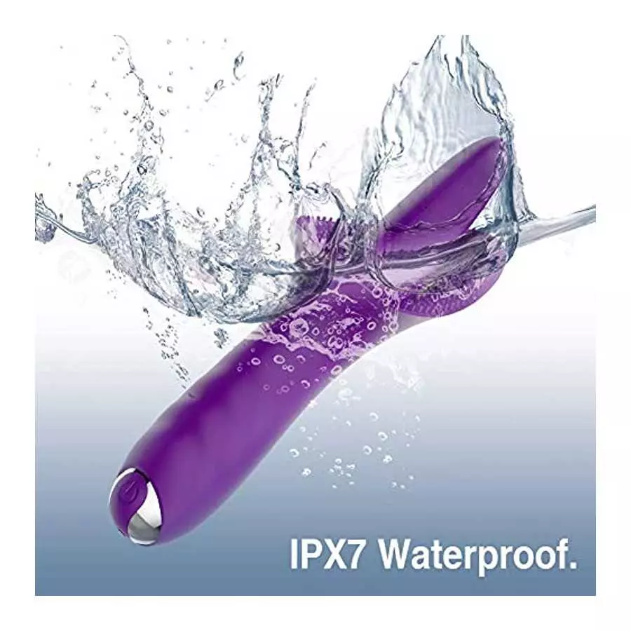 Clitoral Vibrators, G Spot Clit Nipples Massager Waterproof Rechargeable Clitoris Stimulator with 10 Intensities Modes, SXOVO Vi