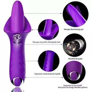 Clitoral Vibrators, G Spot Clit Nipples Massager Waterproof Rechargeable Clitoris Stimulator with 10 Intensities Modes, SXOVO Vi Clitoral Vibrators, G Spot Clit Nipples Massager Waterproof Rechargeable Clitoris Stimulator with 10 Intensities Modes, SXOVO Vi