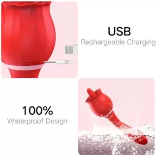 Rose Tongue Vibrator Sex Toys for Women Pleasure, Kiki’s Toy Licking Adult Vibrator Massager Adult Toy with 10 Licking & 20 Vibr Rose Tongue Vibrator Sex Toys for Women Pleasure, Kiki’s Toy Licking Adult Vibrator Massager Adult Toy with 10 Licking & 20 Vibr