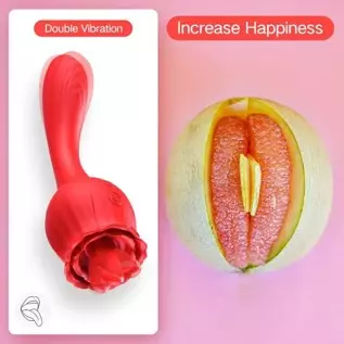 Rose Tongue Vibrator Sex Toys for Women Pleasure, Kiki’s Toy Licking Adult Vibrator Massager Adult Toy with 10 Licking & 20 Vibr Rose Tongue Vibrator Sex Toys for Women Pleasure, Kiki’s Toy Licking Adult Vibrator Massager Adult Toy with 10 Licking & 20 Vibr