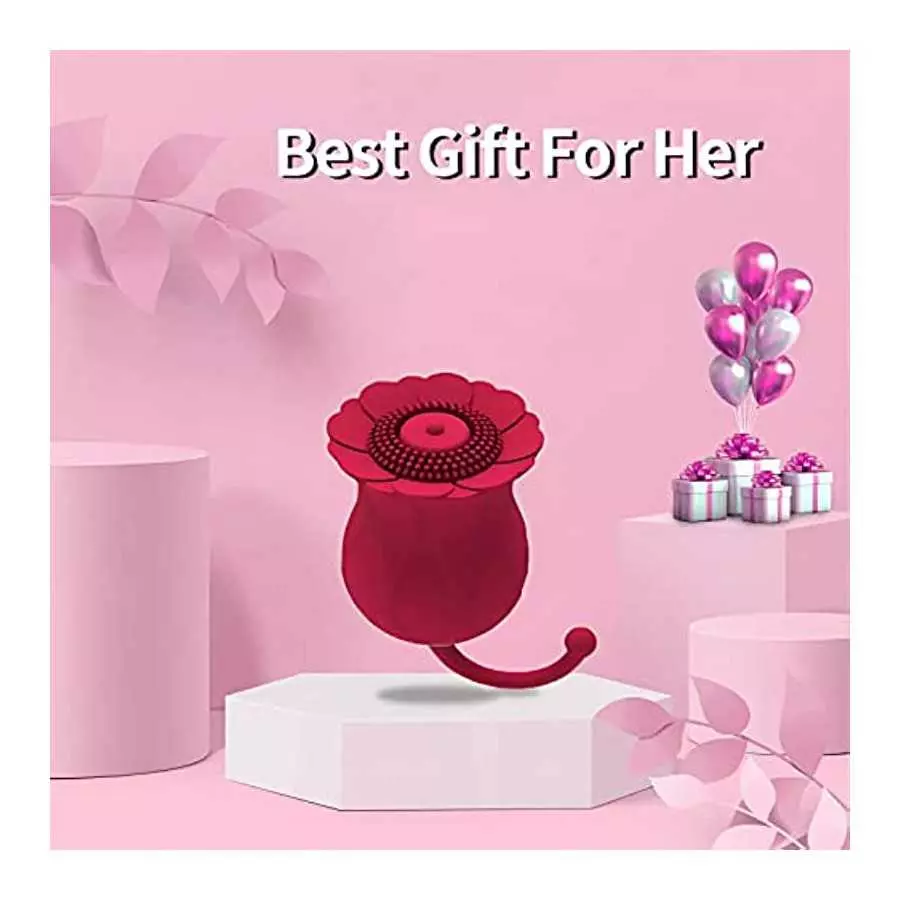 Sex Toy for Womens Rose Toys Clit Vibrator Tongue Sucking Clitoral Vibrater Nipple Stimulator 10 Vibration Rechargeable Clitoris