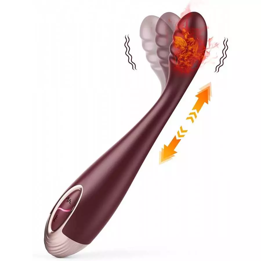 G Spot Clitoral Vibrator, Quick Orgasm Finger Vibe with 7 Vibrations & 2 Heating Modes for Nipple Vagina Tits Clits Clitoris Ana G Spot Clitoral Vibrator, Quick Orgasm Finger Vibe with 7 Vibrations & 2 Heating Modes for Nipple Vagina Tits Clits Clitoris Ana