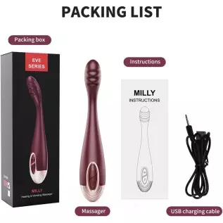 G Spot Clitoral Vibrator, Quick Orgasm Finger Vibe with 7 Vibrations & 2 Heating Modes for Nipple Vagina Tits Clits Clitoris Ana G Spot Clitoral Vibrator, Quick Orgasm Finger Vibe with 7 Vibrations & 2 Heating Modes for Nipple Vagina Tits Clits Clitoris Ana