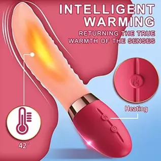 Clitoris Tongue Licking Vibrator,G-spot Nipple Stimulator wiht 10 Vibration Modes Heating Soft Dildo Vibrators USB Rechargeable, Clitoris Tongue Licking Vibrator,G-spot Nipple Stimulator wiht 10 Vibration Modes Heating Soft Dildo Vibrators USB Rechargeable,