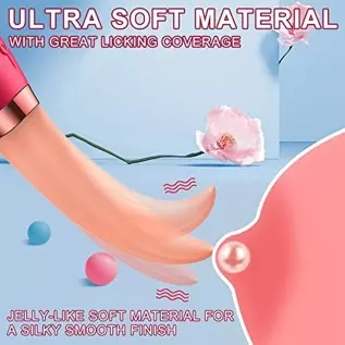 Clitoris Tongue Licking Vibrator,G-spot Nipple Stimulator wiht 10 Vibration Modes Heating Soft Dildo Vibrators USB Rechargeable, Clitoris Tongue Licking Vibrator,G-spot Nipple Stimulator wiht 10 Vibration Modes Heating Soft Dildo Vibrators USB Rechargeable,