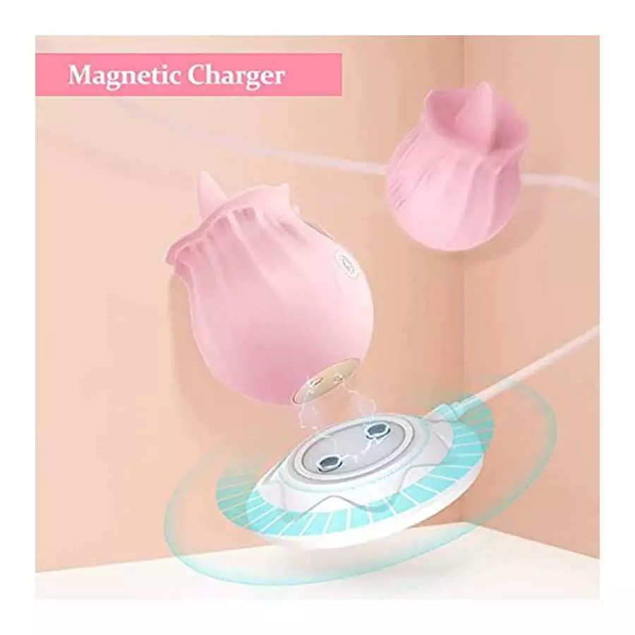 Rose Sex Toy for Women Sex - Upgrade Rose Sex Stimulator for Women with 10 Tongue Licking Modes Vibrator Adult Sex Toys for Coup