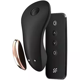 Satisfyer Little Secret Panty Vibrator with App Control and Wireless Remote - Vibrating Clitoris Stimulator, Compatible with Sat